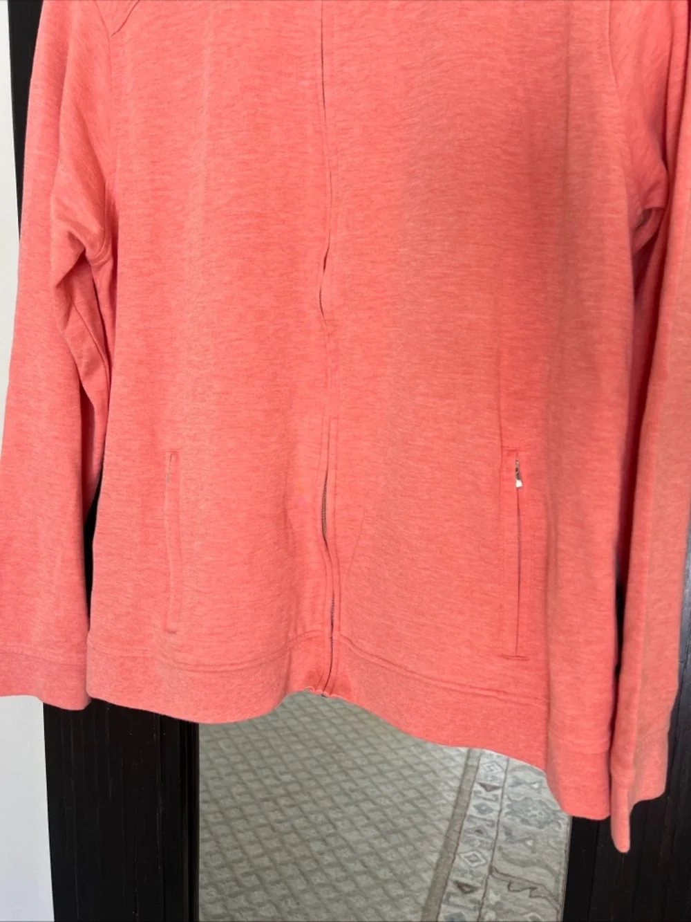 Peter Millar Coral Orange Women’s XL Full Zip Jacket Casual Golf Beach